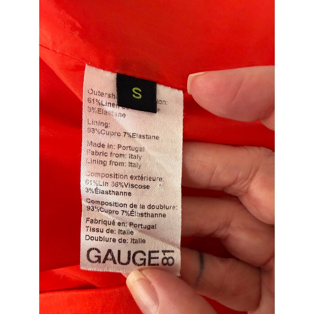 GAUGE81 Orange Red Cutout Mini Dress Women S - Picture 11 of 15